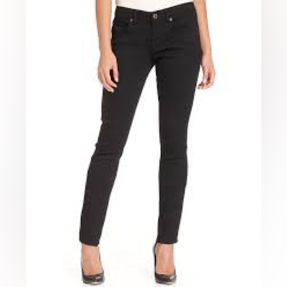 EUC size 4x30 Calvin Klein Curvy Skinny black jeans - Picture 1 of 4